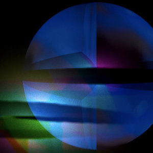 Analog Tara Spacetime Frequency Departure Portal cover with blue circle intersected by purple and green lines and shapes